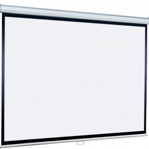 Настенно-потолочный экран с диагональю 67", форматом изображения 1:1 и полотном Matte White.